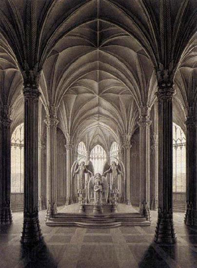 Karl friedrich schinkel Study for a Monument to Queen Louise